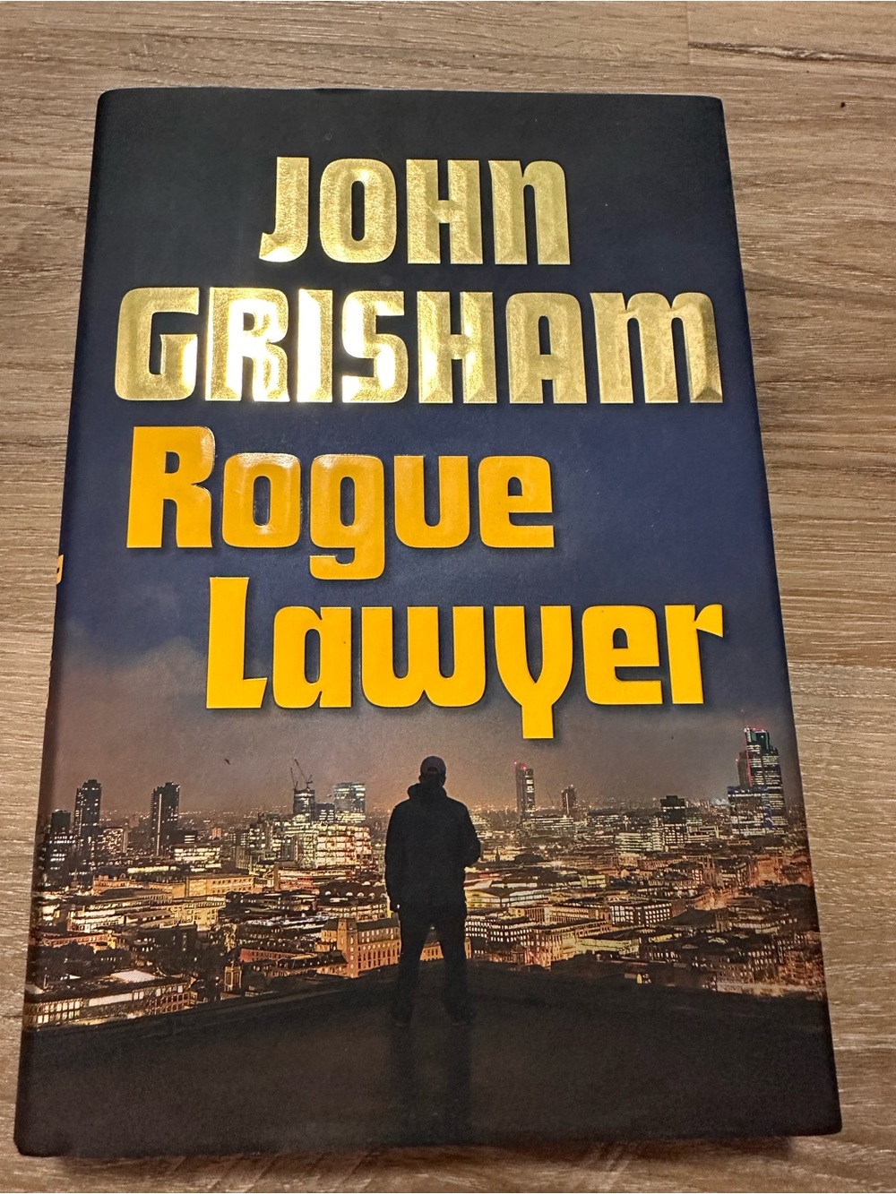 John Grisham "Rogue Lawyer" Hardcover - Blue & Yellow Cover